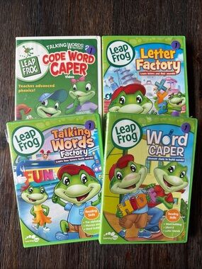 Leap frog kids Educational DVDs set of 4